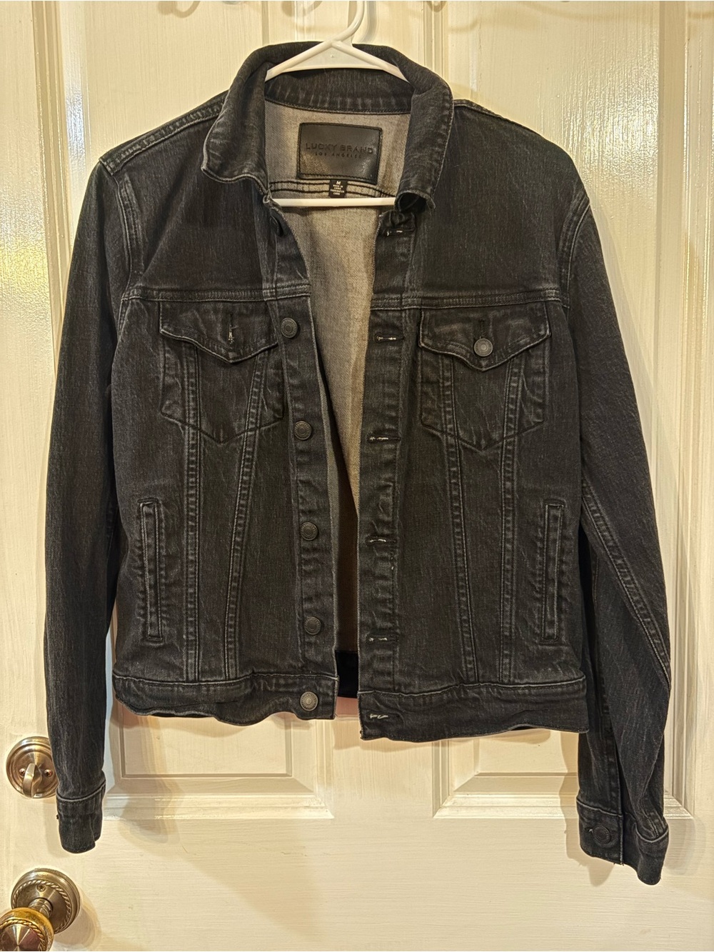 Lucky Brand women’s Washed Black Denim Jacket
